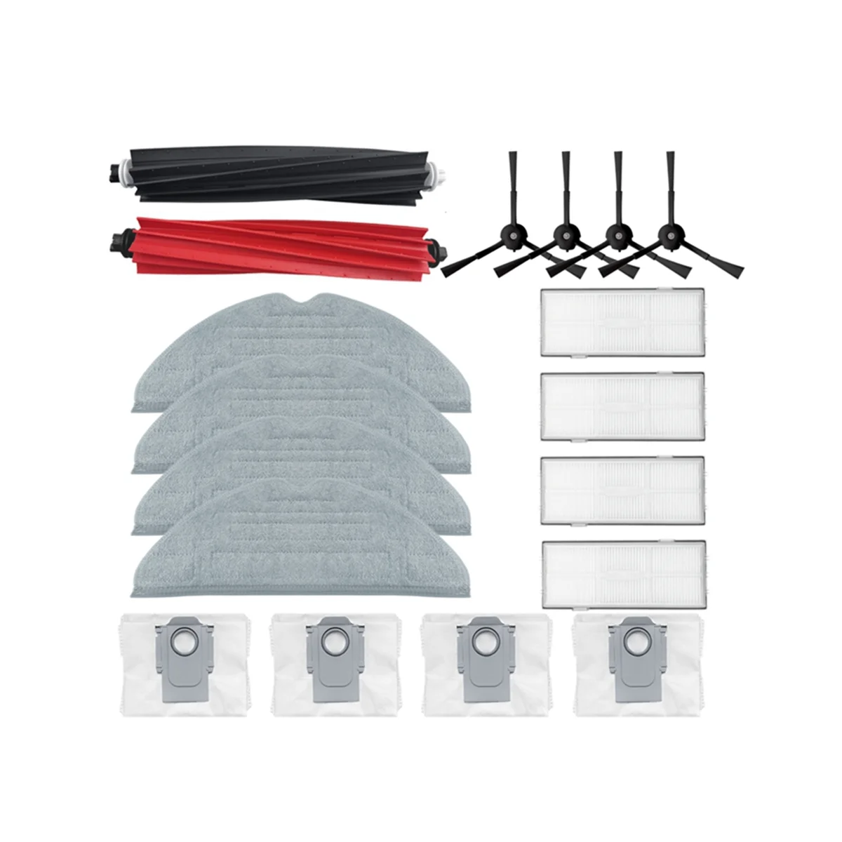 

For Roborock S8 Pro Ultra S8 S8+ Accessories Main Side Brush Filter Mop Cloth Dust Bags Robot Vacuum Cleaner Spare Parts