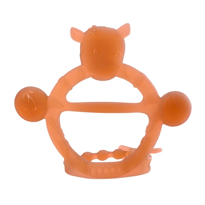 

3D Baby Teether BPA Free Silicone Beads Newborn Teething Nursing Toys Soother