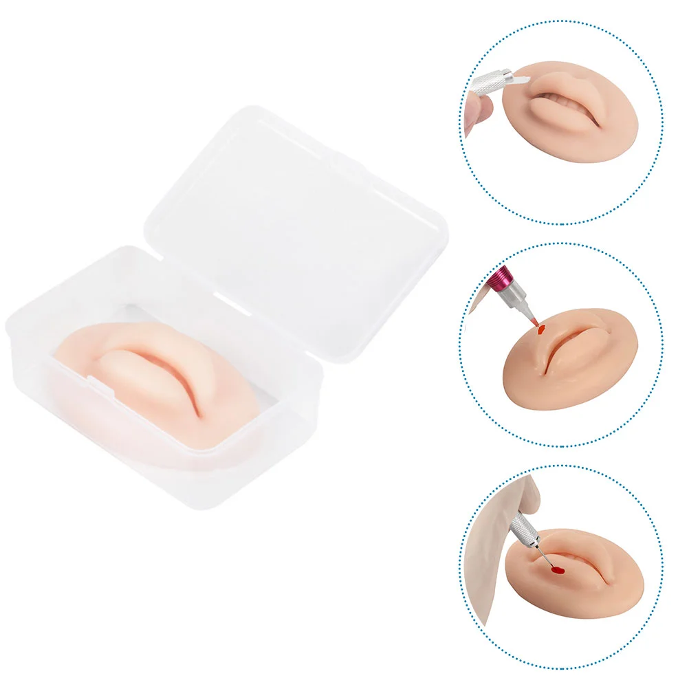 

Silicone Practice Lips Elastic Professional Fake Manikin Realistic Tattoos Human Body Model 5d Perforation 3d Filler injections