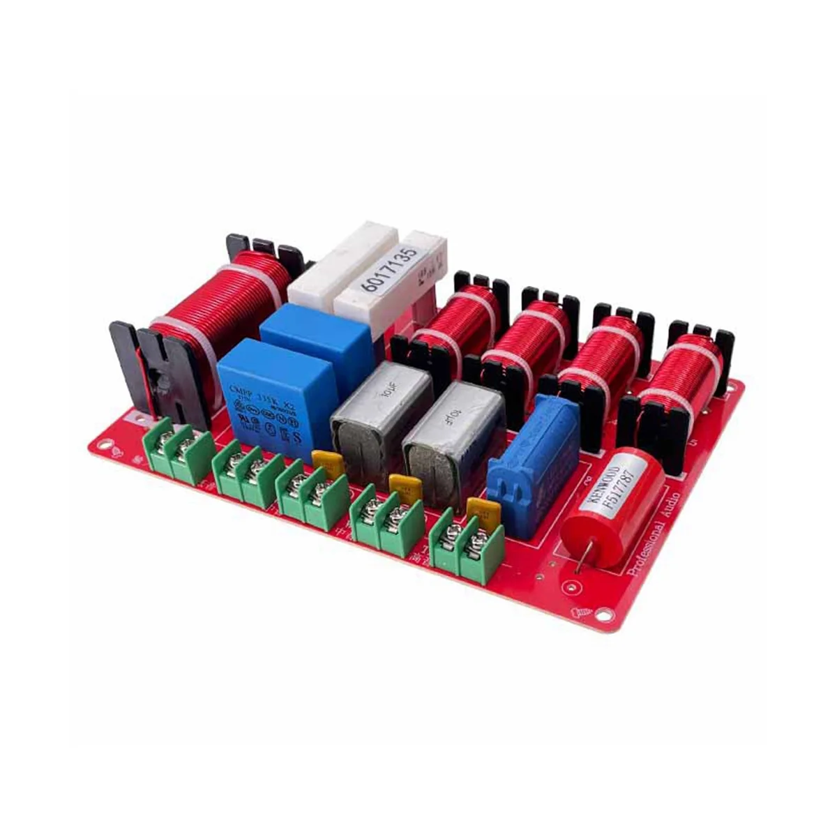 

4 Way Audio Frequency Divider Treble+Double Alto+Bass Speakers Divider KTV Stage Home Speaker Frequency Divider