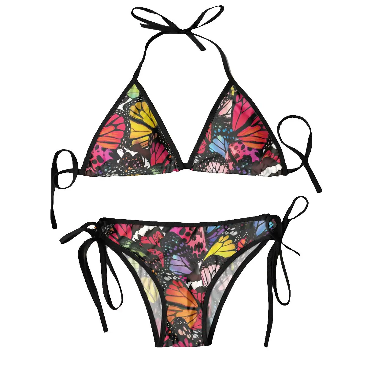 

Sexy Bikini 2023 Women Swimsuit Butterflies Bikini Set Swimwear Bathing Suit