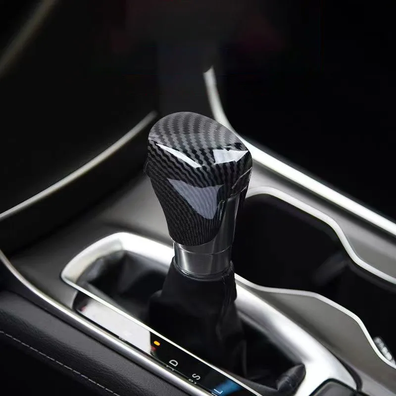 Фото Крышка рычага переключения передач из углеродного волокна ABS для Honda Civic Accord Crider Inspire CRV Breeze Envix Integra автомобильные аксессуары авто №2