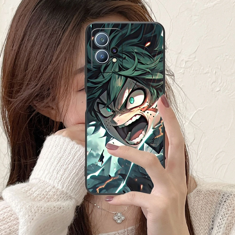 Чехол для сотового телефона Hero Midoriya Izuku Huawei P60 P50 P40 P30 P20 P10 P9 P8 Pro Lite Plus черный мягкий