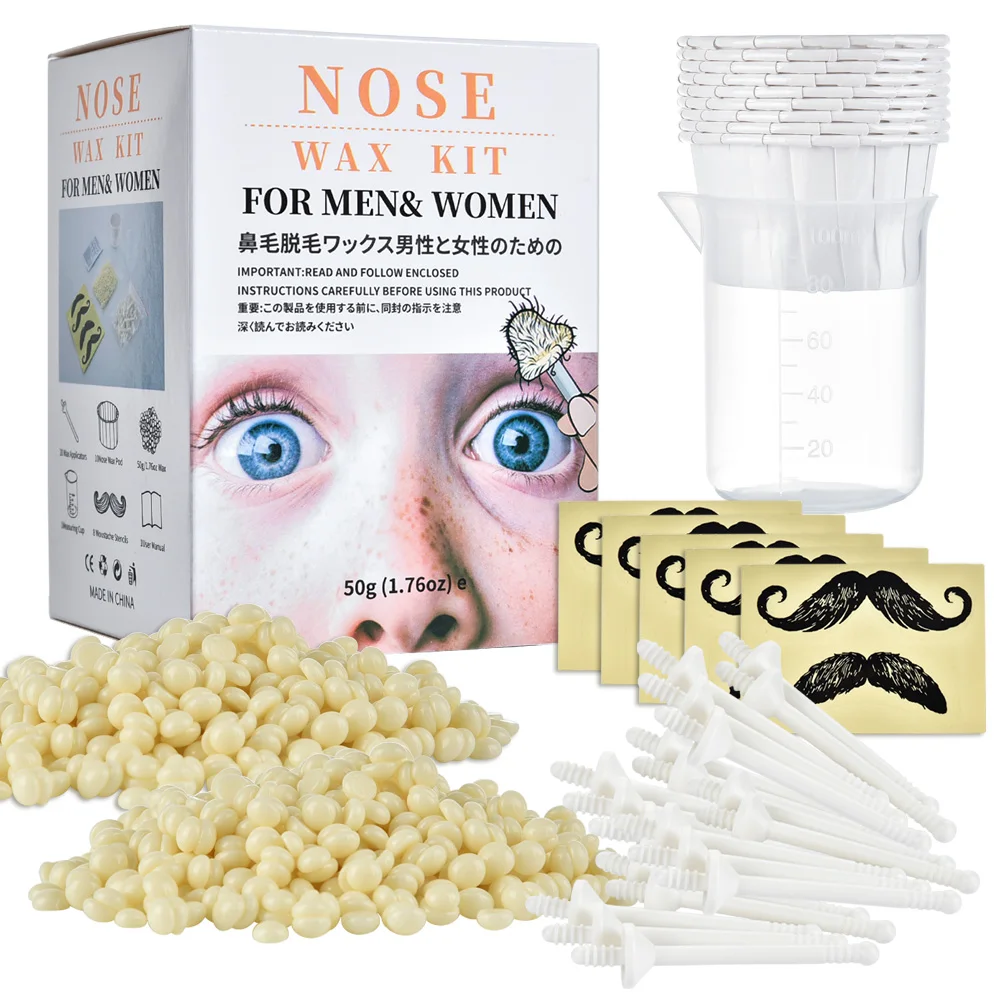 Nose Wax Kit  Painless Portable for Men and Women Nail Waxin