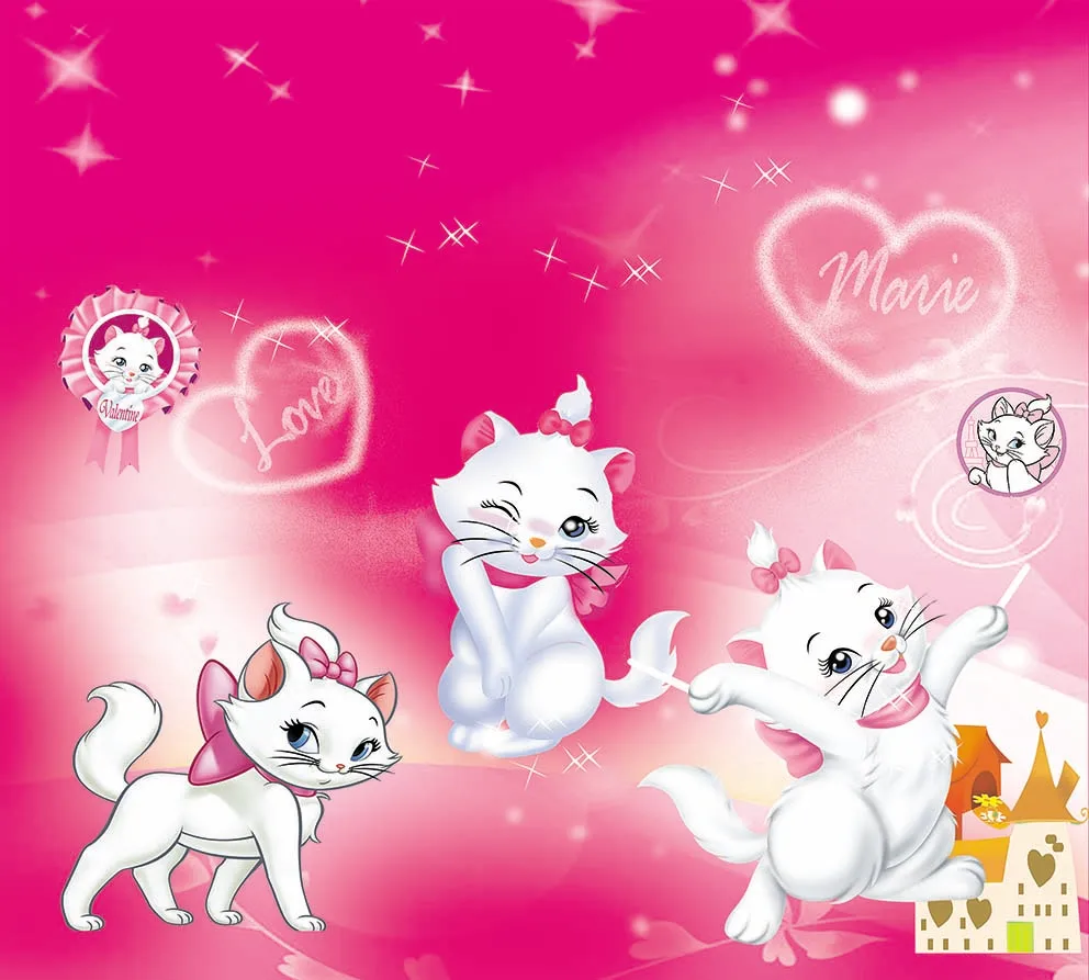 Виниловый фон для фотосъемки с изображением кошек-Марей |