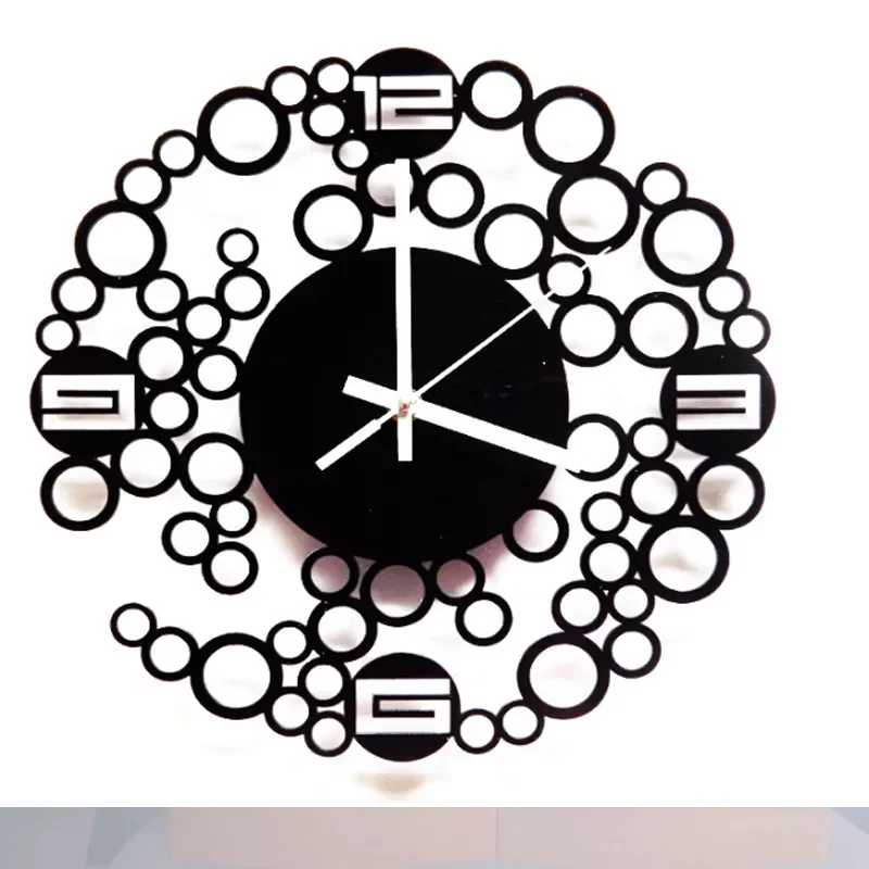 

2019 Wall Clock Korean Design Clocks Reloj De Pared Horloge Acrylic Mirror Living Room Quartz Watch Home Watches