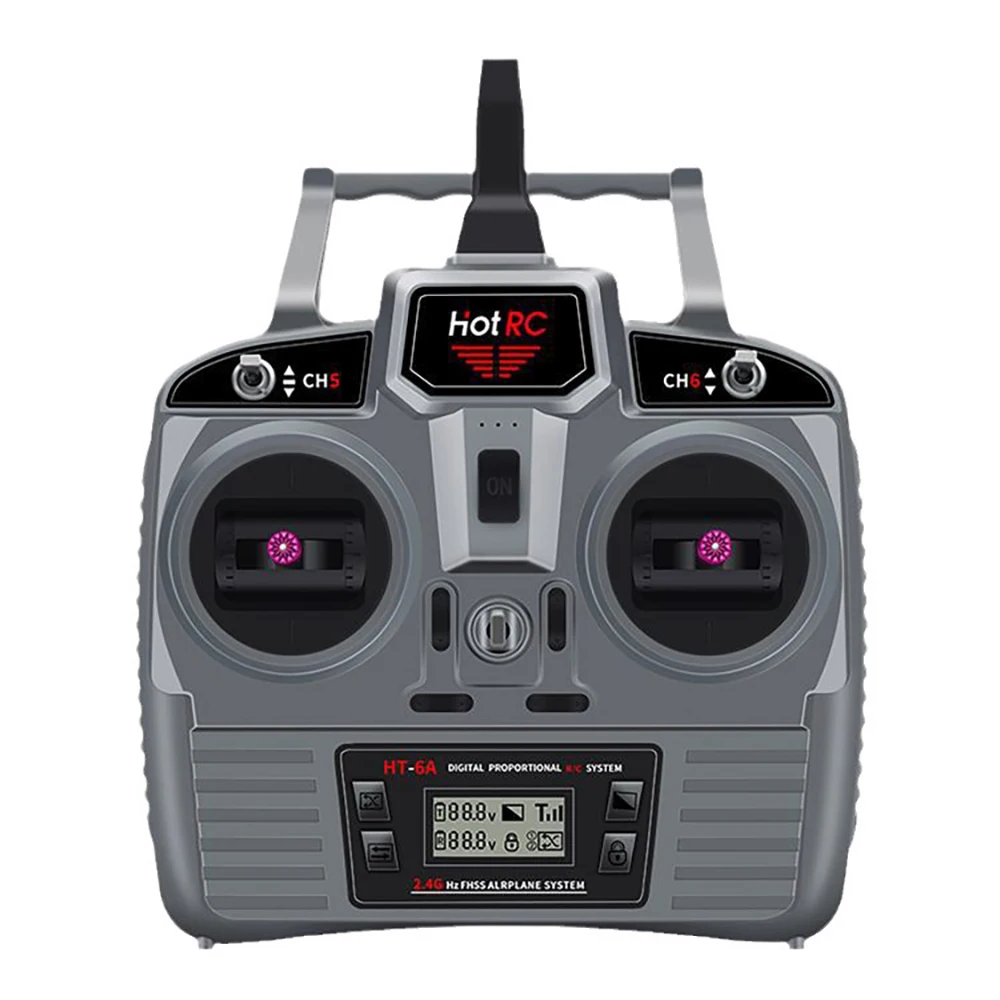 Hotrc HT-6A 2 4 ГГц 6CH PWM FHSS передатчик дистанционного управления с приемником для