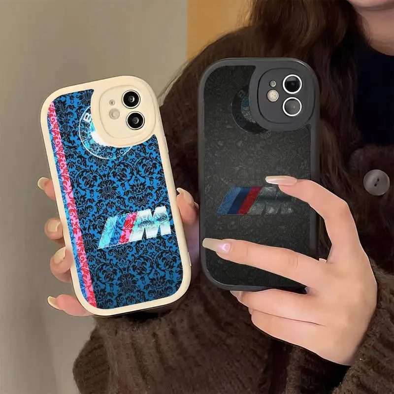 

BMW Car Phone Case Hard Leather Phone Case for iPhone 11 12 13 Pro Max 8 7 Plus X XR XS Coque