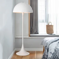 nordic mushroom head floor lamp iron art simple luminaires for living room bedroom study household acrylic decor standing lights