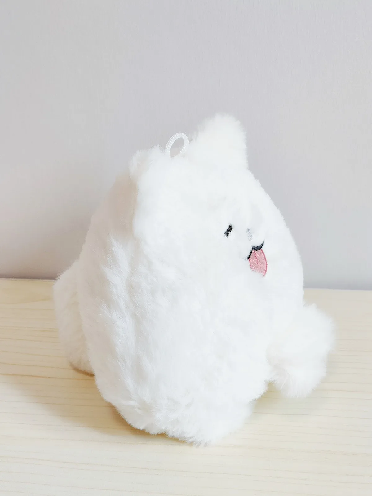 Плюшевая подушка для щенка Samoyed милый и невинный дизайн теплый исцеляющий