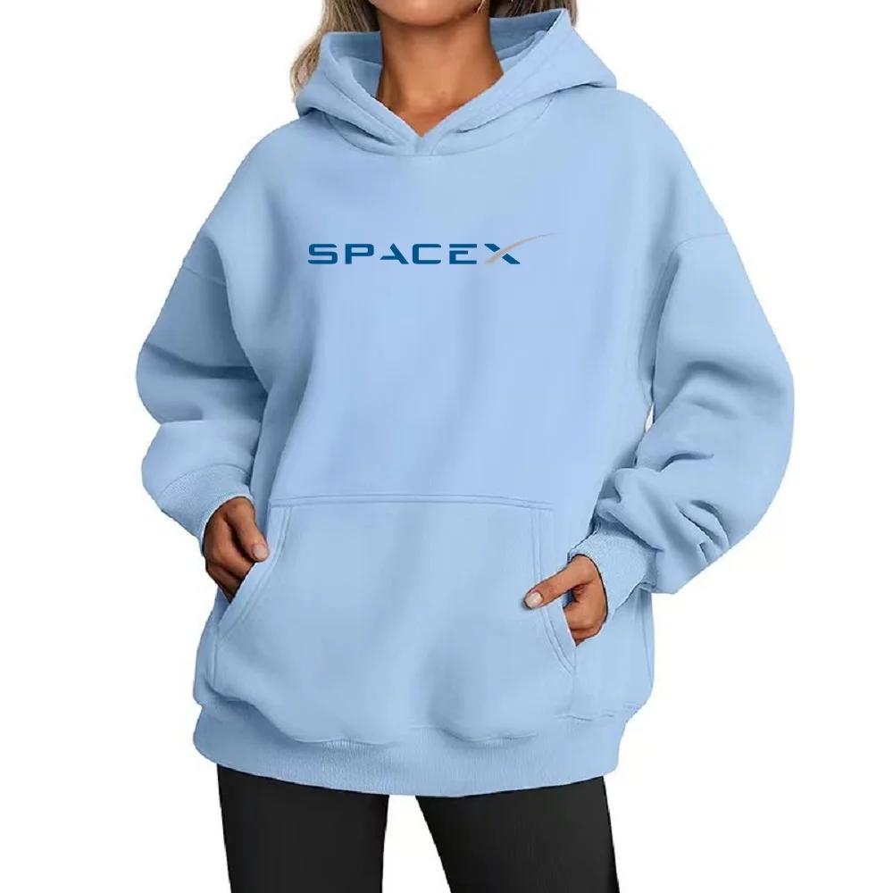 Модная женская толстовка с капюшоном SpaceX ELON MUSK SPACE SCIENCE StarmanX Expeditionl шерстяная