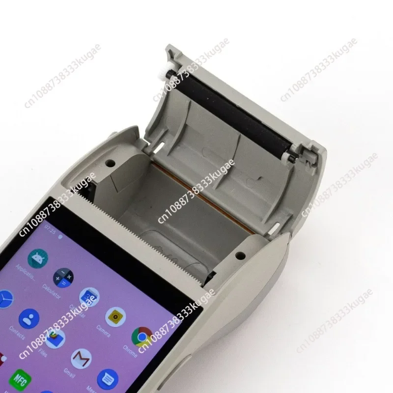 Фото Z91 5,5-дюймовый ручной POS-принтер с 4G Wi-Fi Bluetooth NFC-принтер с камерой отпечатков пальцев №2