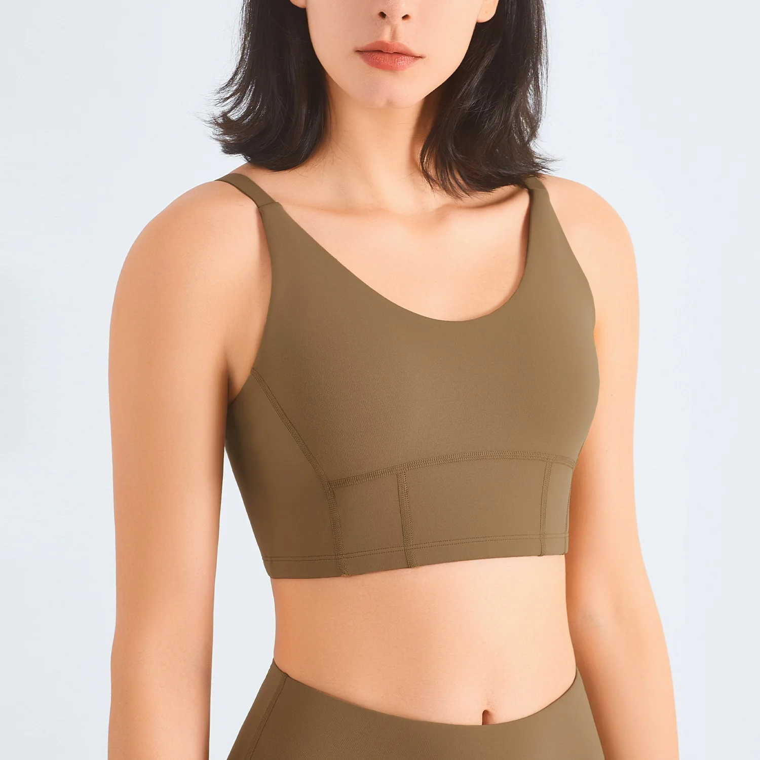 

New Lulu Sports Bras for Summer Women Non-slip Hem Yoga Sports Bras COOLMAX Adjustable Sling Fitness Bras Breathable Inner
