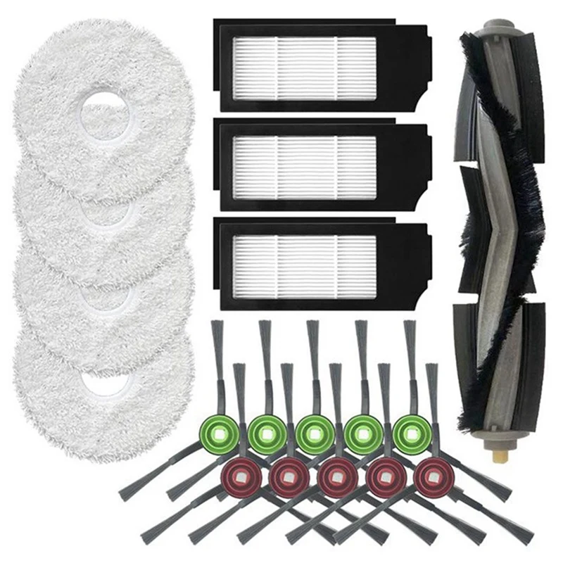 

For ECOVACS DEEBOT X1 TURBO X1 OMN Robot Vacuum Cleaner Mop Cloth Main Brush Side Brush HEPA Filter