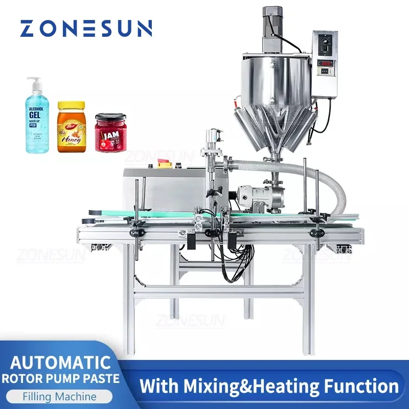 ZONESUN ZS-DTGT900M 50-5000 мл 399 ℃ Высокая термостойкость роторный насос для масла шоколада