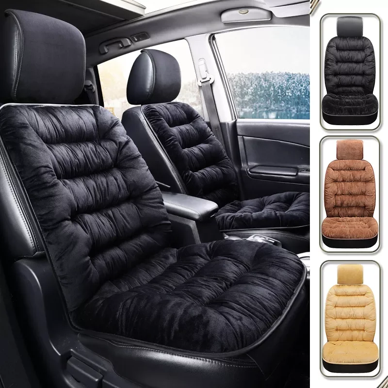 

Thicken Velvet Car Seat Covers Universal Fit Soft Non Slide Cushion Quality Luxury Car Interior for Vehicle Auto Seat Pad