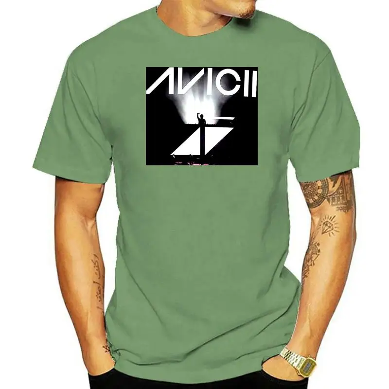 

Новая популярная мужская Черная Футболка DJ AVICII