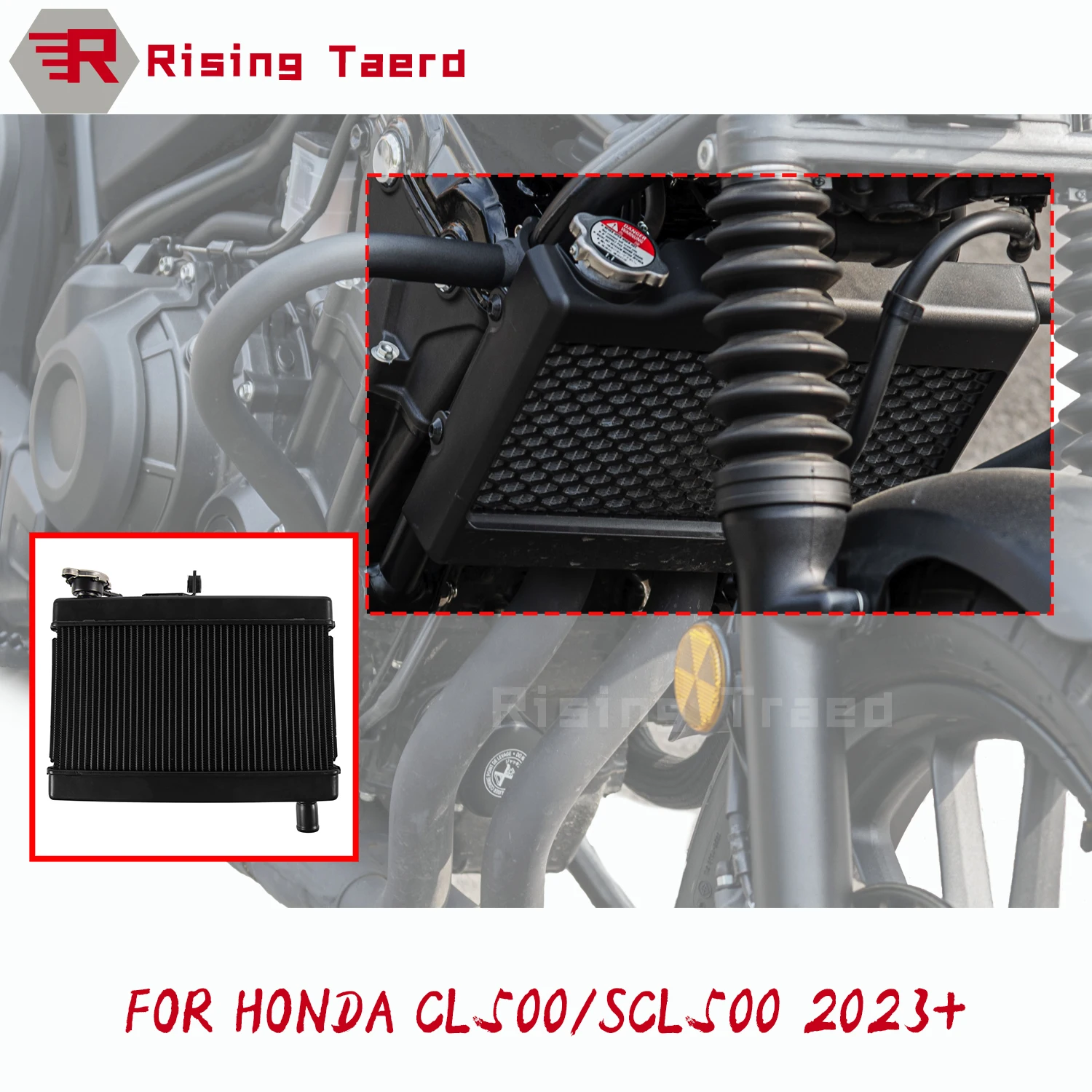 Аксессуары для мотоциклов CL500 SCL500 радиатор двигателя охлаждающий кулер Система