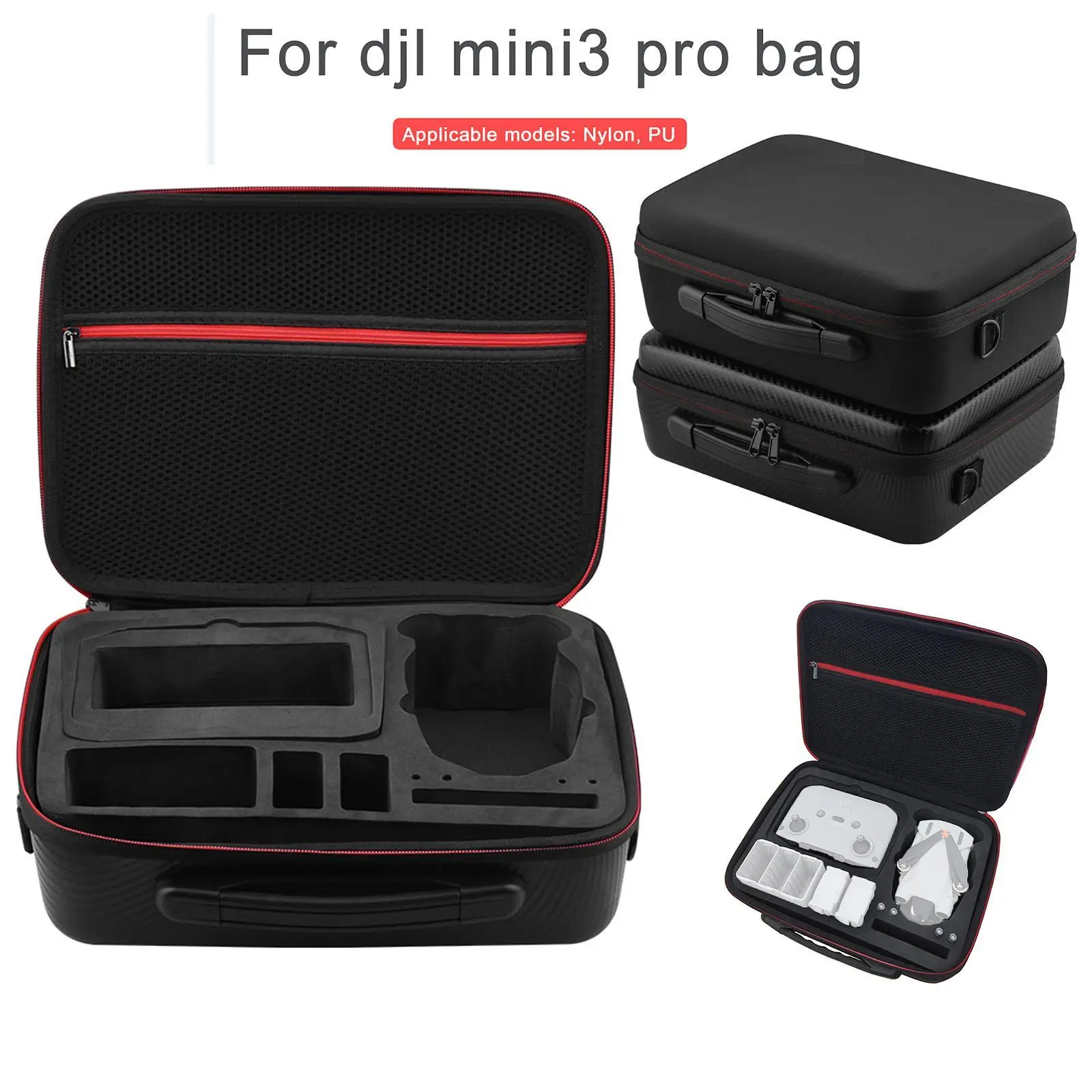 

For DJI Mini 3 Pro Storage Bag Carrying Case Remote Controller Battery Drone Body Handbag Propeller for DJI Mini 3 Pro Accessory
