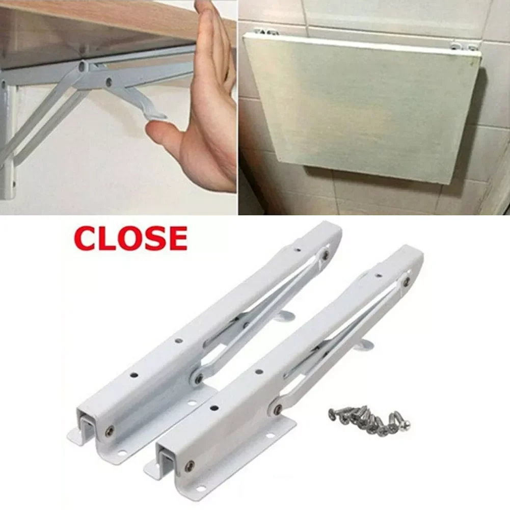 

Pack Stainless Steel Folding Table Stand Wall Shelf Bench RV RV Iron White Billy 200 X 115mm Campervan Folding Bracket