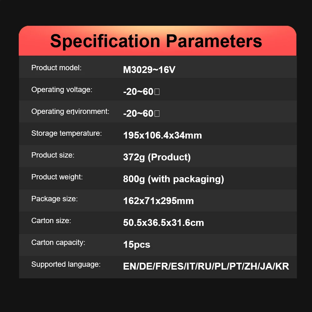 OBD2 M302 Многоязычный Считыватель Кодов Автомобильный Диагностический Инструмент