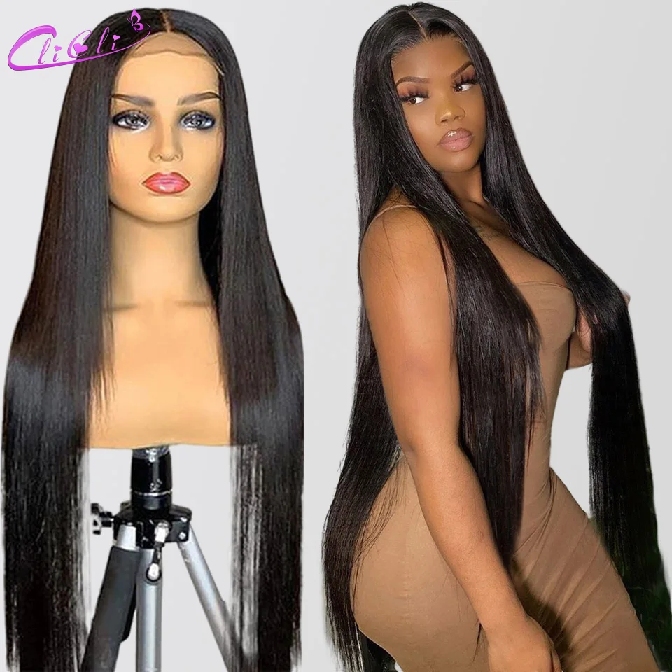 

Glueless Straight Hd Lace Frontal Wig For Women Human Hair Wigs 13x4 Lace Frontal Wig Silky Straight 4x4 5x5 Lace Closure Wig