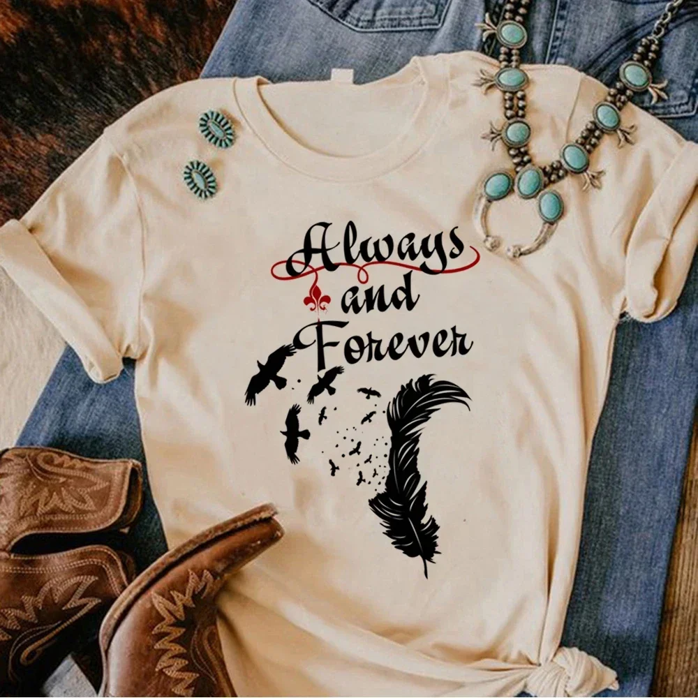 Футболки с дневниками вампира женская футболка рисунком манги японская