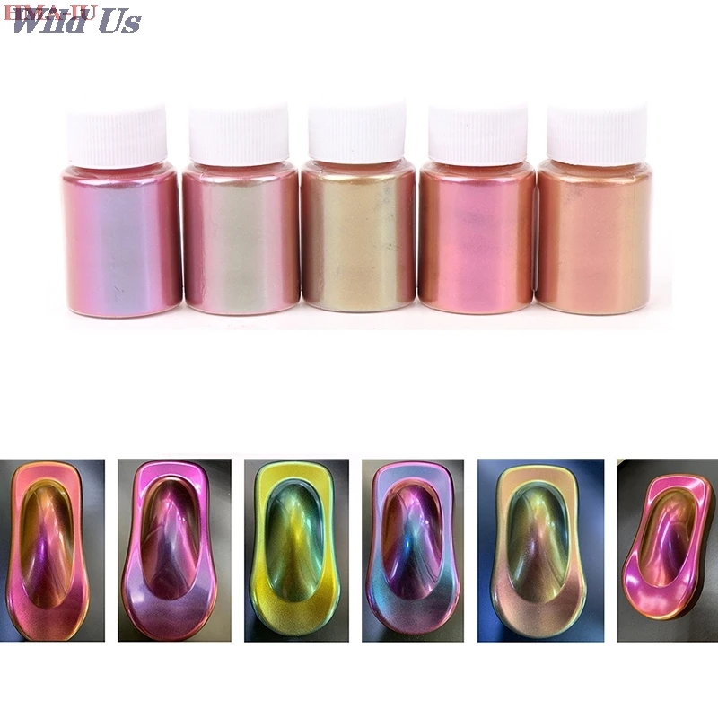 

Mirror Chameleons Resin Pigment Pearlescent Epoxy Resin Magic Discolor 10g