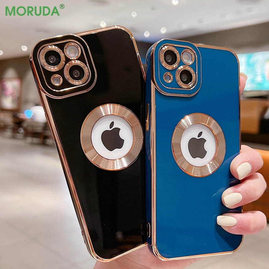 

Fashion Hollow Out Plating Case for iPhone 11 12 13 Pro Xs Max Mini 7 8 Plus XR X Lens Protection Soft Silicone Phone Case Cover