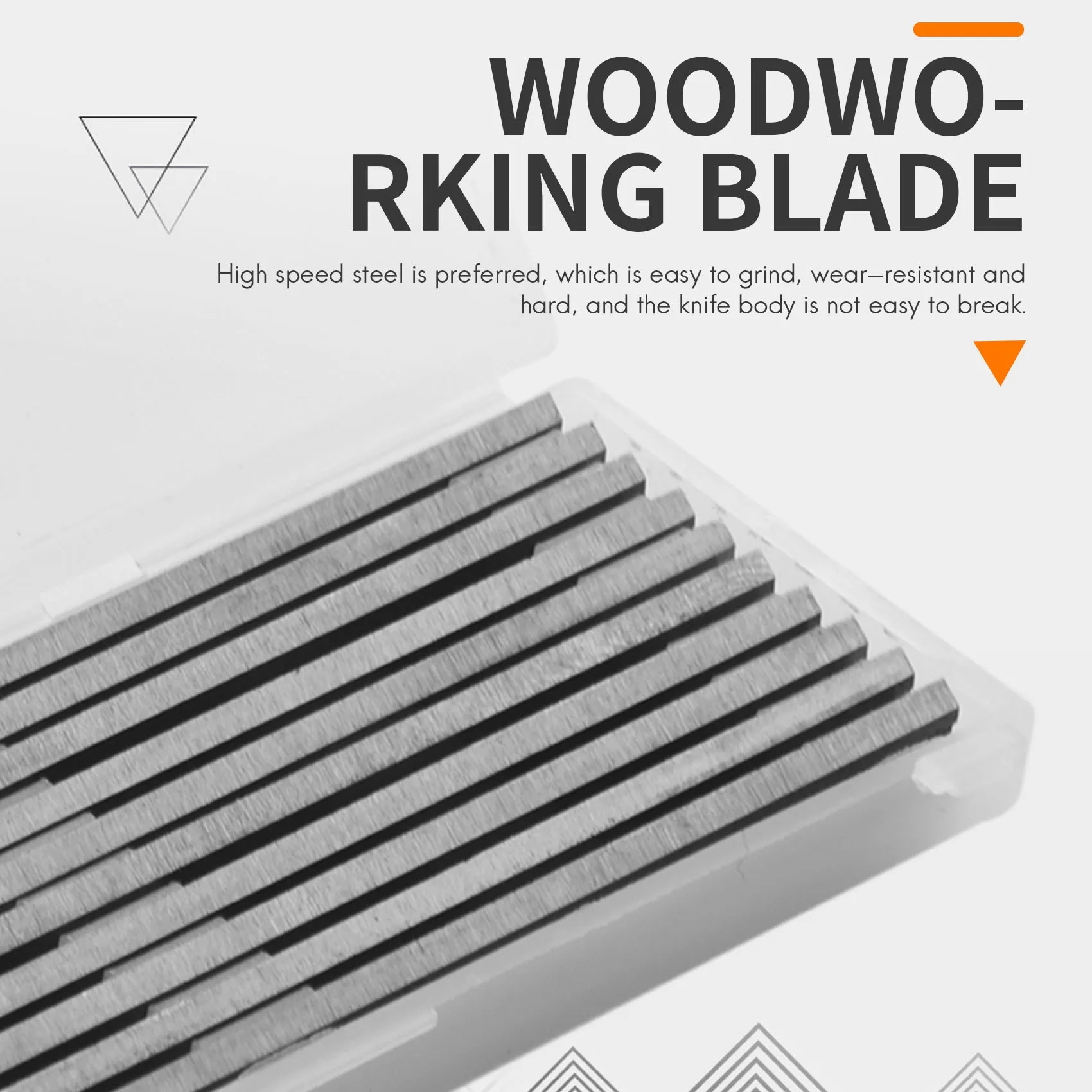 10 шт. Реверсивные высокоскоростные стальные строгальные лезвия 82 мм X 5 для резки