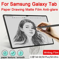 drawing paper film for samsung galaxy tab s6 lite 10 4a7a8s7 11 plusfe 12 4 s8 ultra s5e matte screen protector anti glare
