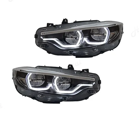 Пара фар в сборе для BMW 4 серии F32 F82 F36, светодиодные линзы, ежедневные ходовые огни, рулевое управление, модифицированная лампа в сборе, головка