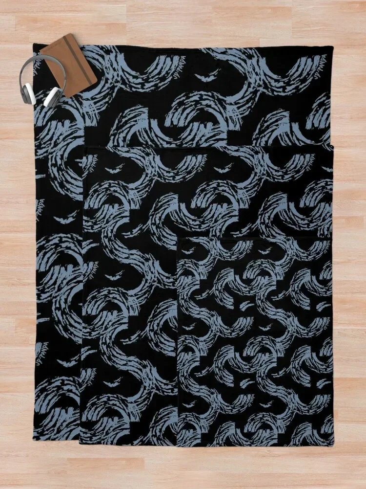 Полукруглая линолеум с принтом в виде блоков выцветающее джинсовое одеяло