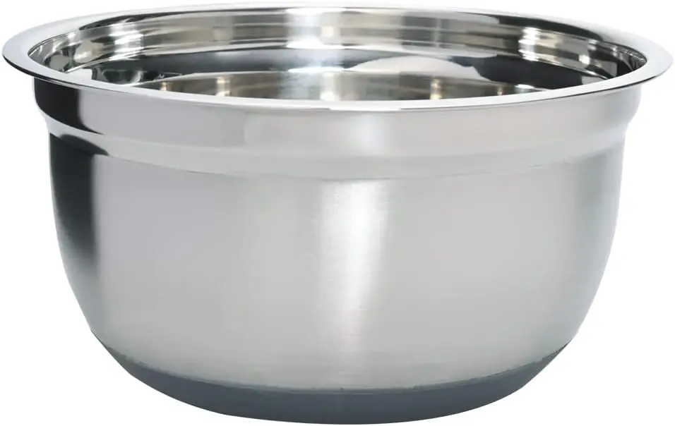 

Bowl 2.2L 28cm, Made Entirely Stainless Steel With Silicone Bottom. Matte Exterior Finish. This Product Makes Mixing Easier. Tou