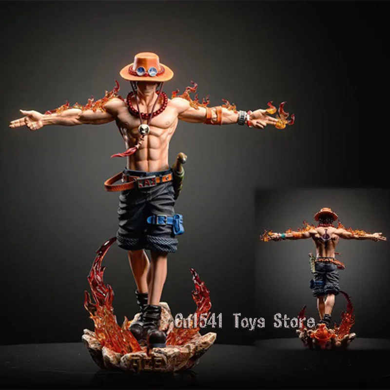 

Anime MAX Ace Figure One Piece Action Figure LX Portgas·D· Ace Figurine Garage Limited Edition GK Model PVC Collection Toys Gift