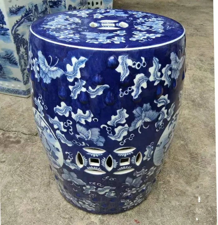 Фарфоровый садовый табурет Цзиндэчжэнь керамический для - Цена: 27357.3