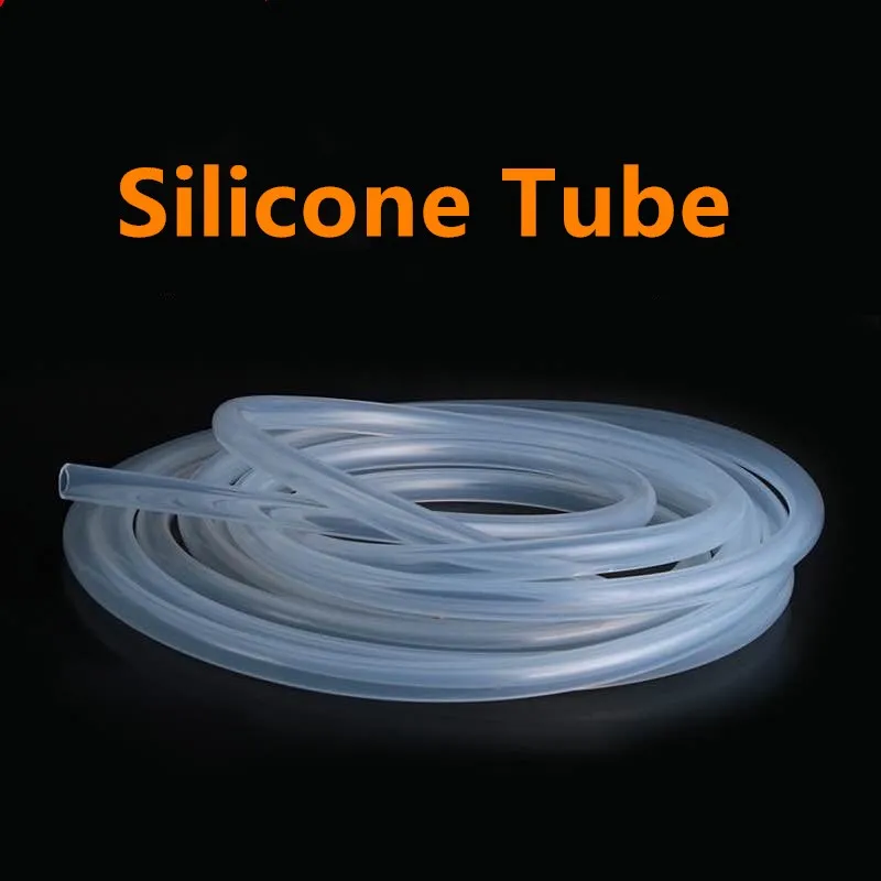 1/3/5 Meters Transparent Food Grade Silicone tube 2 4 6 8 10 12 Flexible Garden Rubber hose Aquarium Soft Tubing Silicone pipe