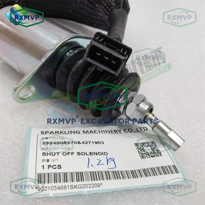 2324006370 4271903 C12DX Запчасти для строительной техники Соленоидный клапан