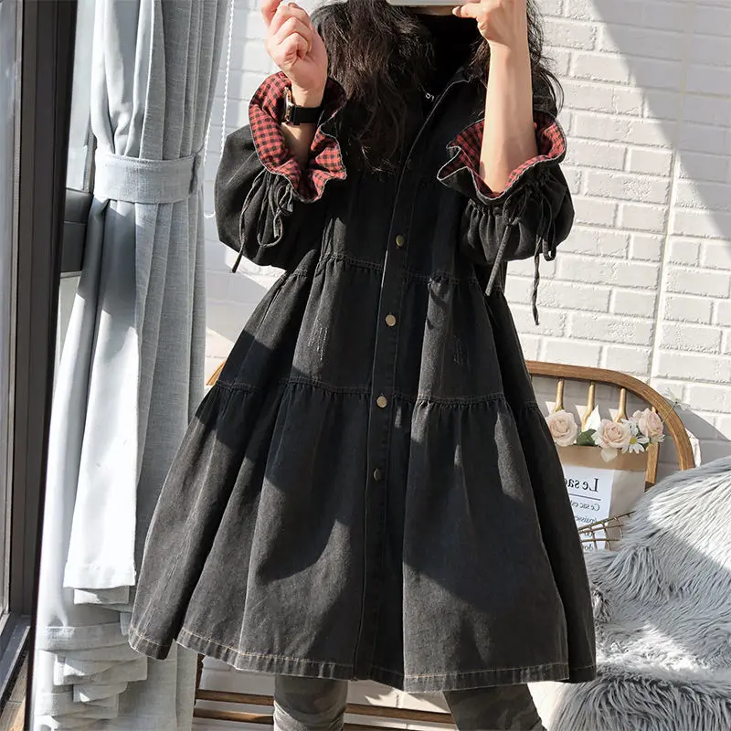 2022 Оригинальное весенне-осеннее модное платье в стиле &quotЛолита&quot с высокой