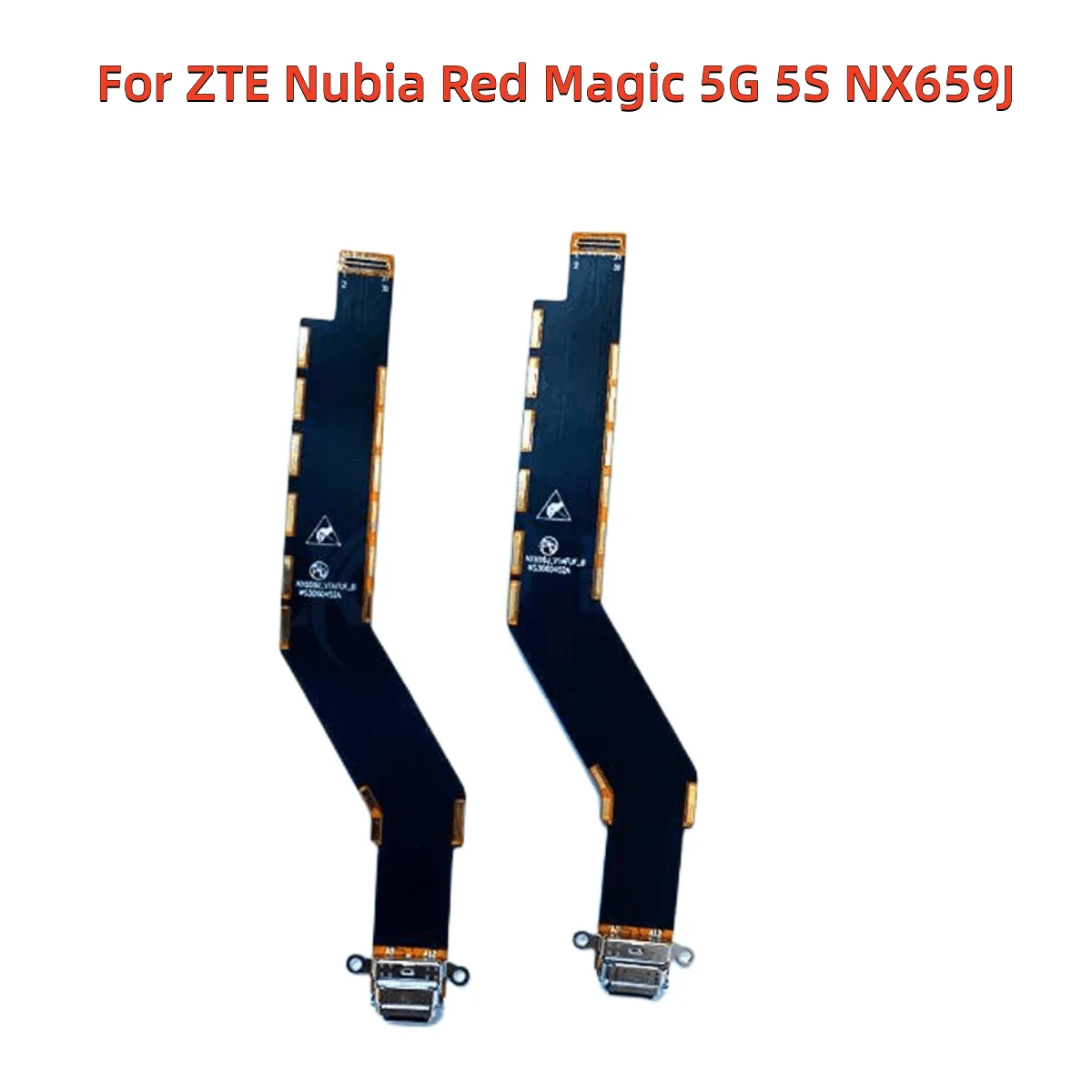 

Original IC USB Port Charger Board Dock Connector Fast Charging Flex Cable For ZTE Nubia Red Magic 5G 5S NX659J Phone Charge