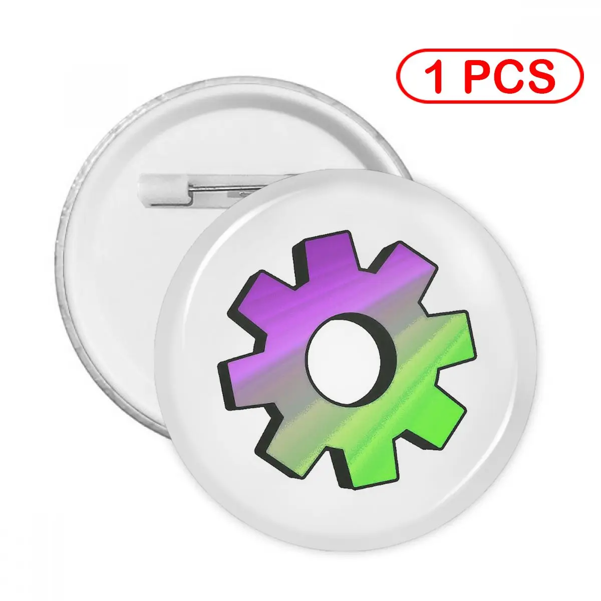 

1 Supercog Pin Pins Creative Brooch Jewelry Decor Metal Pin Badge Girl Child Broche Button Clothes Gift