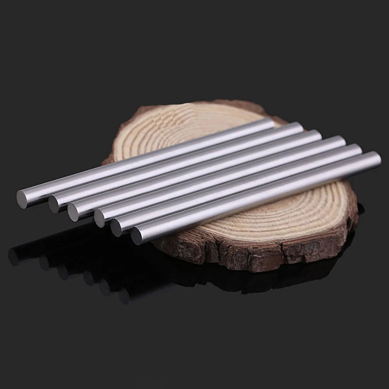 1pcs Diameter 2mm-12mm Length 200mm HSS White Steel Solid Round Rod Precision CNC Cutting Turning Lathe Tool Bar Hardened - купить по