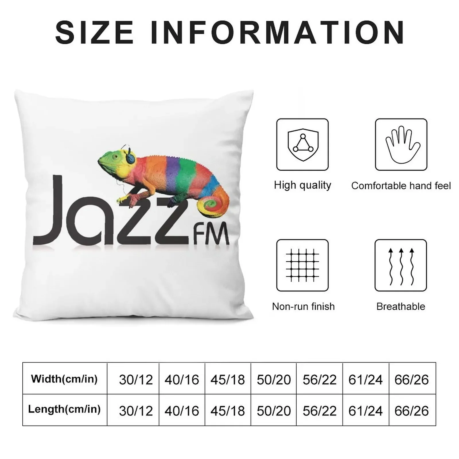 Детская рождественская наволочка Jazz FM est 1990