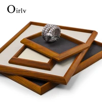oirlv wooden ring tray earring tray necklace tray bracelet tray jewelry display tray jewelry multifunctional storage