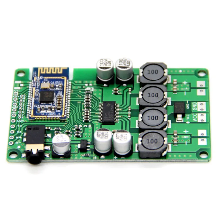 

NEW TWS Two Box Bluetooth 5.0 Power Amplifier Board 2x15W / 10W Support AUX Audio Input Support Serial Port Change Name