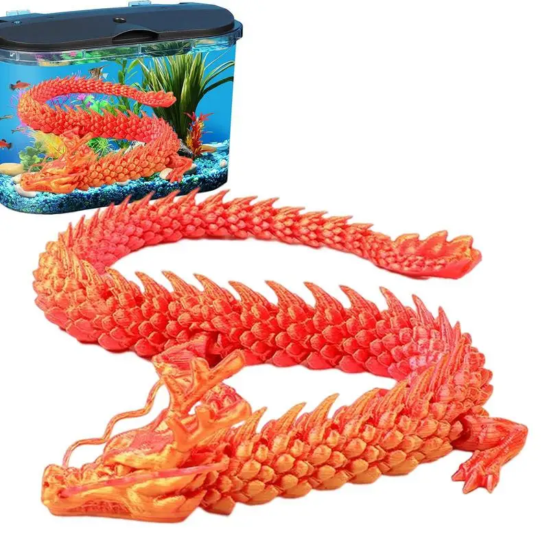 

3D Printed Dragon Home Office Decoration Decor Kids Gifts 3D Printed Dragon Model Decoration For Home Made Ornament Toy Model