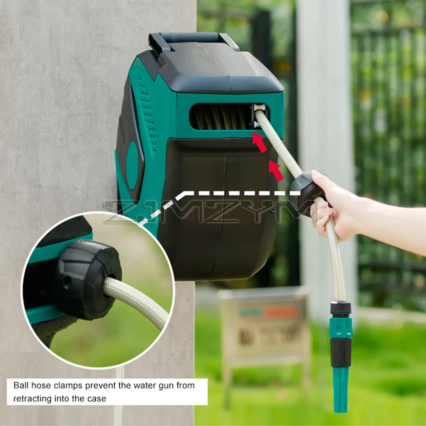 Автоматическая выдвижная катушка для мойки автомобиля водяной пистолет