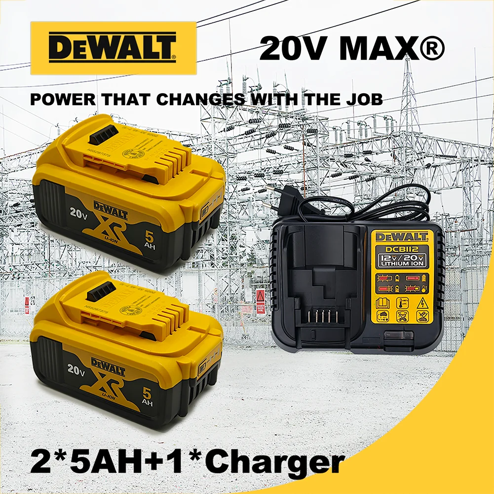 

Аккумулятор DeWalt 20 В MAX XR 5 Ач