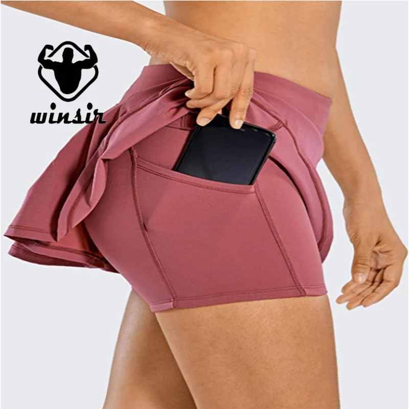 

Pleated Tennis Skirts For Women With Pockets Shorts Athletic Golf Skorts Activewear Running Workout Sports Skirt