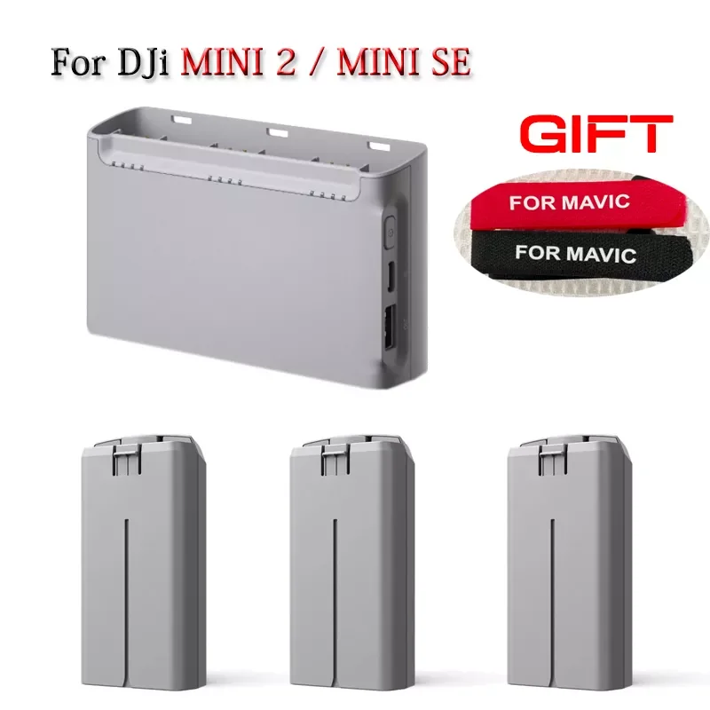 

For DJI Mini 2 Battery For Mavic Mini SE Intelligent Flight Batteries 31 Minute Flight Time Two-way Charging Hub for DJI Mini 2